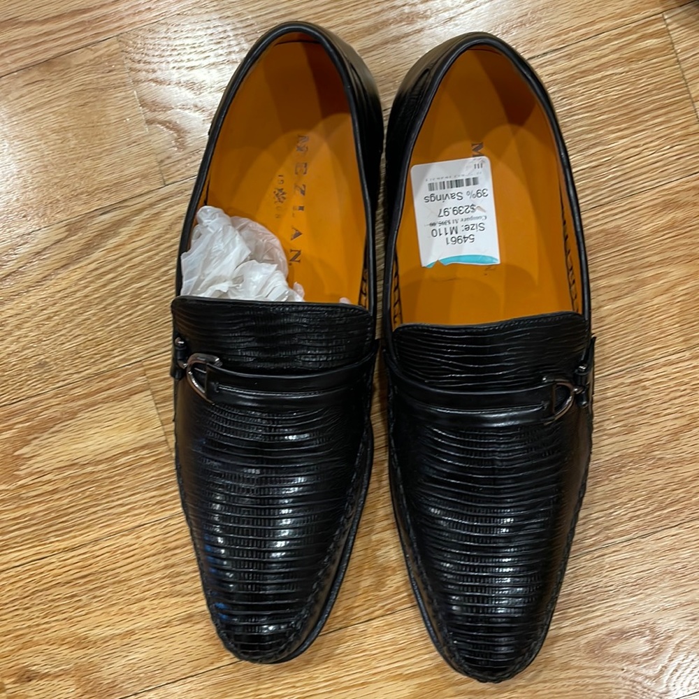Italian men’s dress shoe - lizard skin size 11
